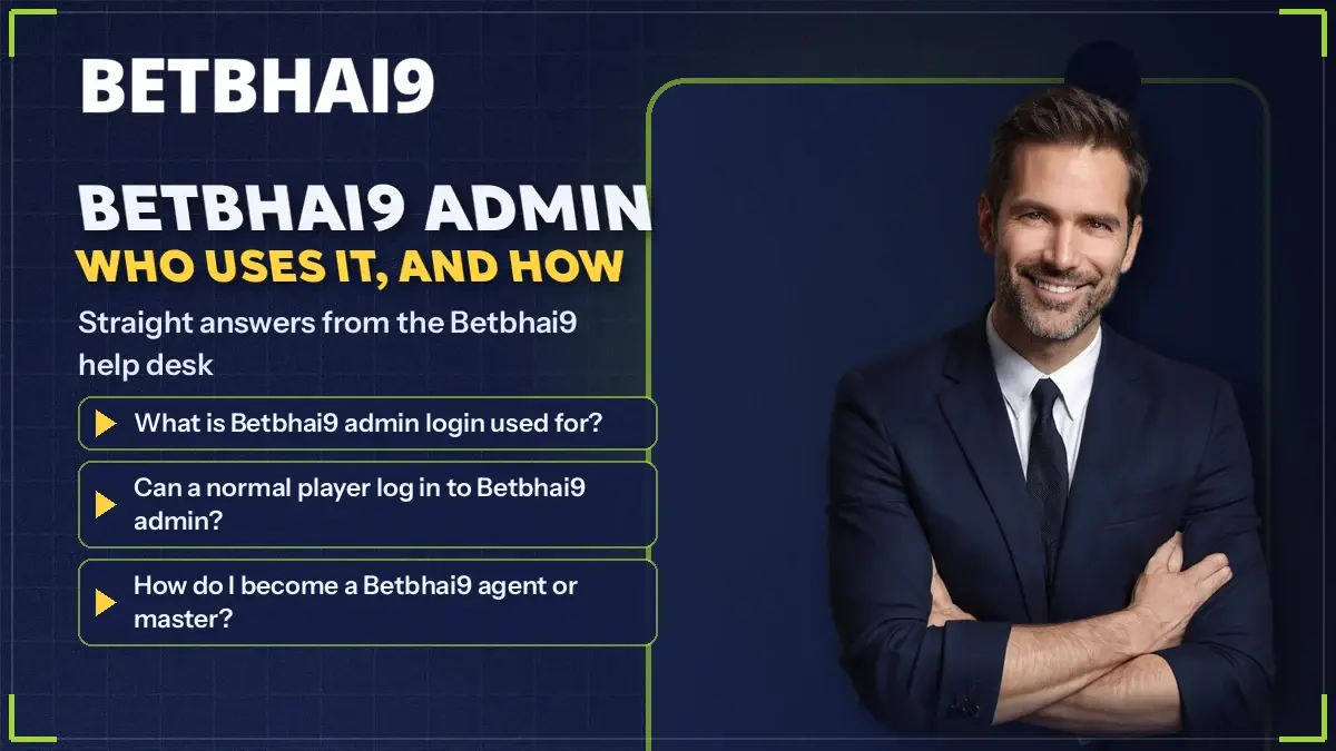Help desk operator answering questions about staff access and the Betbhai9 player sign-in